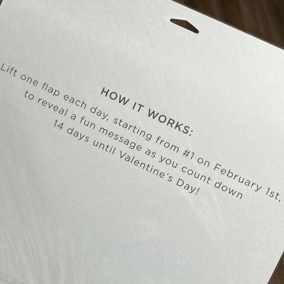 Valentine’s Advent Countdown Calendar Under The Sea Each Day Reveals Fun Message - Picture 5 of 11